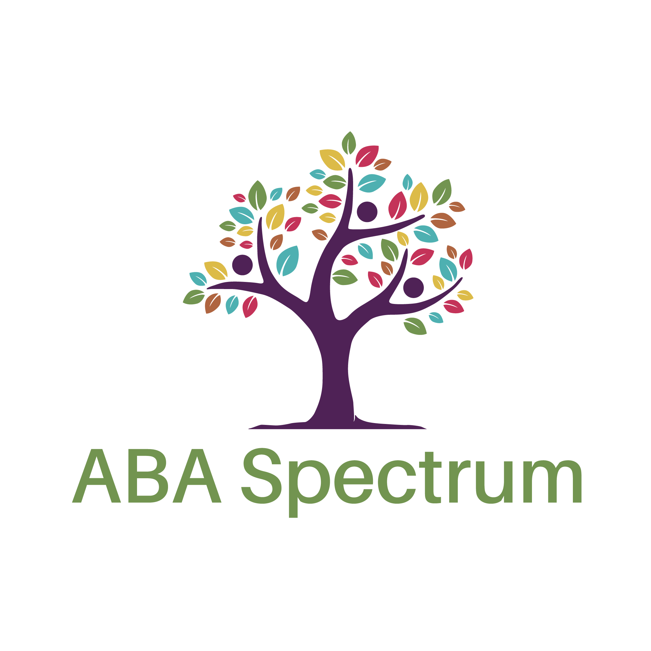 A logo for ABA Spectrum Therapy