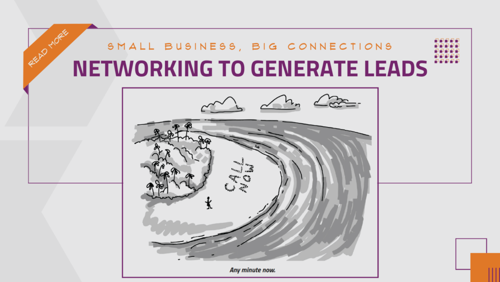 A teaser image for the blog “Networking to Generate Leads.”