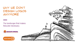 Teaser image for a blog post titled “Why We Don’t Design Logos Anymore.”